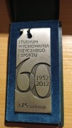 Medal okolicznościowy - Studium Wychowania fizycznego i sportu- 60 lecie