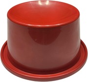 Podwyższana miska dla kota – antywymiotna, na karmę i wodę (Czerwona)