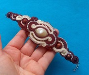 Bransoletka sutasz Czekolada, Krem i Karmel