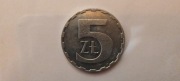 Polska 5 zł złotych, 1989 r. (L140)