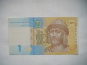 BANKNOT UKRAINA  1 Hrywna 2014 r. seria YH  UNC
