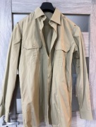Koszula oficerska z długim rękawem 310/MON khaki 39/177