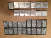 Zestaw  baterii do telefonów  Nokia  i  Sony  Ericsson