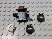 KLOCKI LEGO ELEMENTY WESTERN CHUSTKI TORS CZAPKA KAPELUSZ OD 1ZŁ LICYTACJA