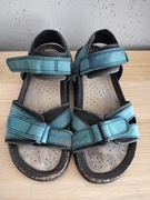 Ecco Buty damskie 40 sandały niebieskie skóra lekkie zgrabne dł26