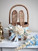 Koszyczek z uszami wielkanocny dla dziecka koszyk święconka Wielkanoc