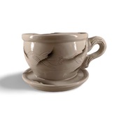 Figura Dekoracja Filiżanka Doniczka