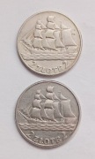 2 x 2 zł Żaglowiec 1936 r