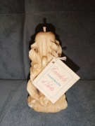 Świeca ozdobna handmade produkcja Włochy vintage