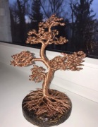 Drzewko z miedzianego drutu 