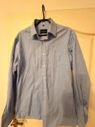 Koszula Wólczanka - 41 - regular SLIM - Mało Używana - Błękit- bawełna