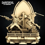 Figurka do Malowania Panorama do  Punisher vs Daredevil SLA 1:16