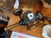 Lampion Kinkiet ścienny z mosiądzu w stylu Lampy Powozowej Vintage 