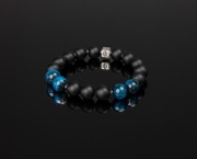 Bransoletka męska z kamieni naturalnych 