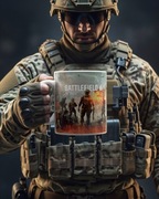 Battlefield 6 gra FPS  prezent dla gracza geeka nerda niego kubek Ceramiczn