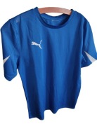 Koszulka męska Puma na trening r S 36 niebieska oddychająca T-shirt