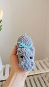Hipopotam na szydełku handmade, dekoracja