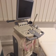 Aparat USG GE LOGIQ C5 Premium, 3 głowice, drukarka, gotowy do pracy