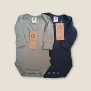 Body 2-pak 0-3 miesięcy Musli by Green Cotton 