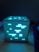 Lampa Led Minecraft, pilot RGB, zmiana koloru 