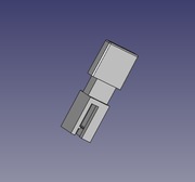 UNITRA - przycisk klawisz 10x3 mm