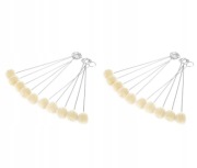 Zestaw mazakow/pędzli do farb skórzanych 