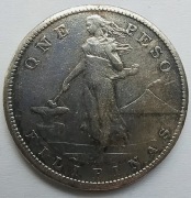 Filipiny pod administracją USA 1 peso 1908 srebro 