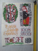 ŁKS Łódź Arkusz vlep #9