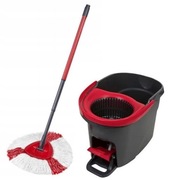 NOWE WIADRO + NOWY MOP EASY WRING Z WYCISKACZEM NOŻNYM OBROTOWY ZAMIENNIK