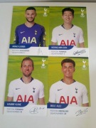 Tottenham karty klubowe nadrukowane autografy 