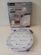 Lampa do zabudowy Plafon LED Nowa 20W 2000LM 6000K