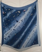 Kwiaty kwiatki kwiatuszki chusta apaszka boho artystyczna wiosna