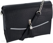 Damska czarna torebka z paskiem Graceland