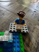 Pirate blue jacket white legs brown triangle hat