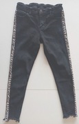 spodnie jeansowe czarne Pepco rozmiar 140 Destination Girls dz