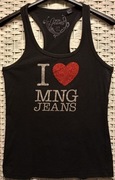 149. Bokserka MNG  Jeans ,czarna ,rozm.M