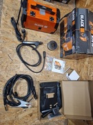 ZESTAW SPAWARKA MIGOMAT MIG FCAW MMA 250A FLUX GAZ PODŚWIETLENIE BLACK