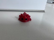 Zabawka aksolotl flexi z drukarki 3d  zawieszka na klucze