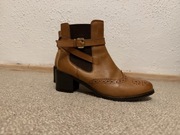 Skórzane botki sztybety Monsoon,r.39