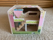 Nowy drewniany zamek figurki 