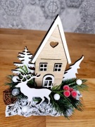 Stroik Boże Narodzenie renifer