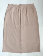 Beżowa spódnica Elegancka długa spódnica Rozmiar XL