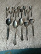 Łyżki posrebrzane różne firmy Niemcy