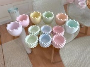 Osłonka skorupka – baza do świec, gips ceramiczny