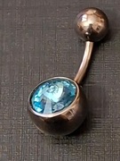 Kolczyk do pępka banan piercing stal chirurgiczna 10mm+OPAKOWANIE naPREZENT