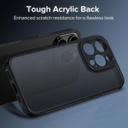 Matowe, półprzezroczyste etui ochronne na iPhone 16 Pro