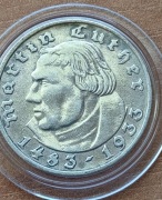  Niemcy lll Rzesza 2 marki Luther 1933 A