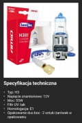 Żarówka H3 55W +130% więcej światła 