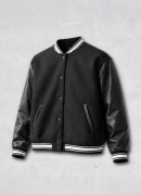 Bomberka H&M varsity czarna oversize S/M bejsbolówka