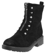 BOTKI DAMSKIE VENEZIA ZAMSZ CZARNE R36